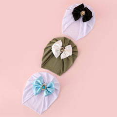 3pcs Toddler Indian Hat With Bow For Children