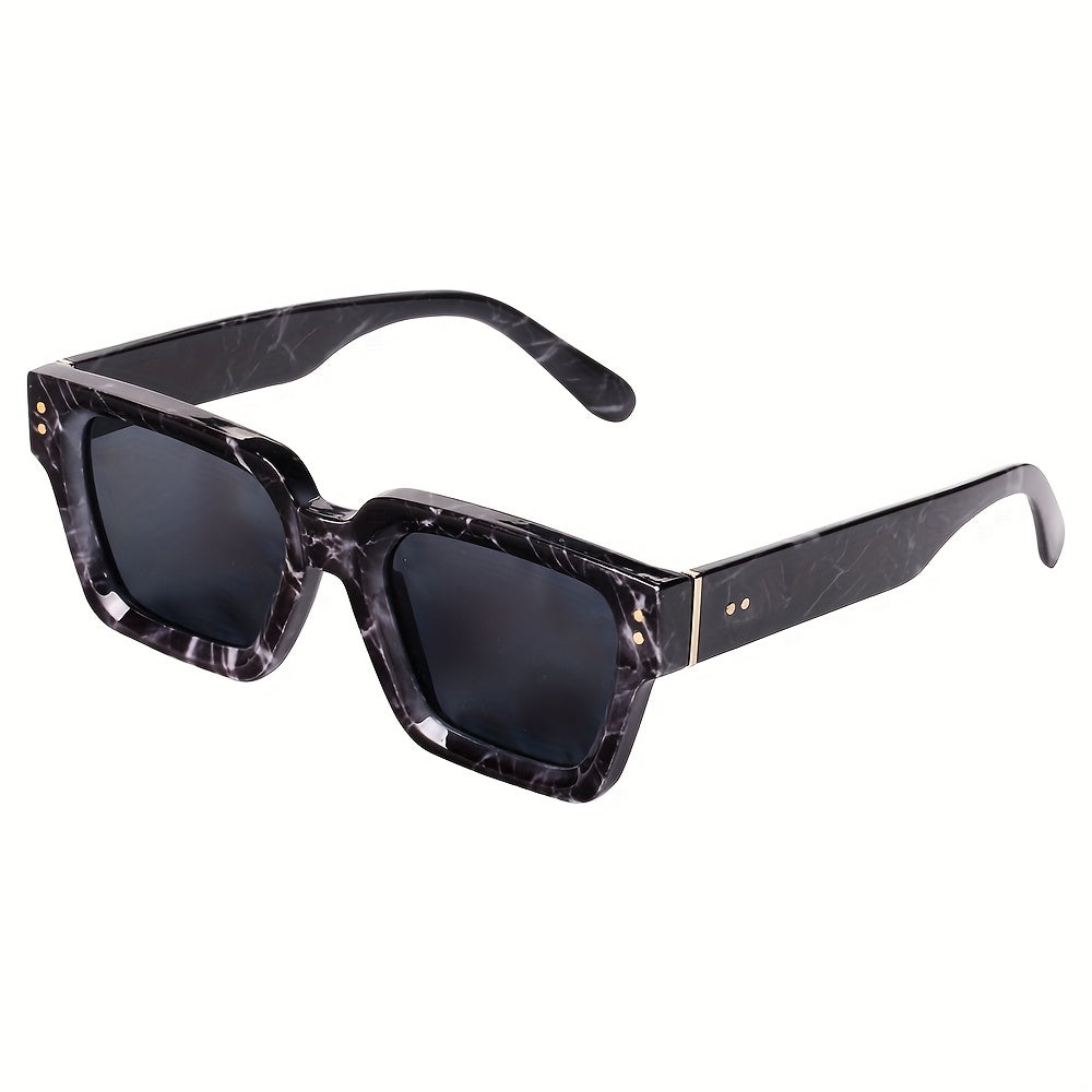 Men's Casual Square Frame PC Sunglasses for Outdoor Party