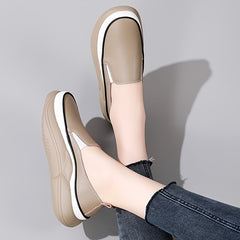 Round Toe Comfort Walking Shoes Lightweight Flat Shoes