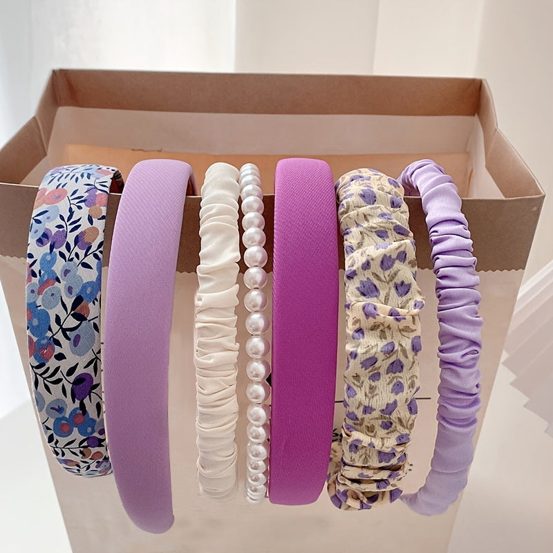 Satin Skinny Alice Band Headband Set for Girls Hair Accessory Gift