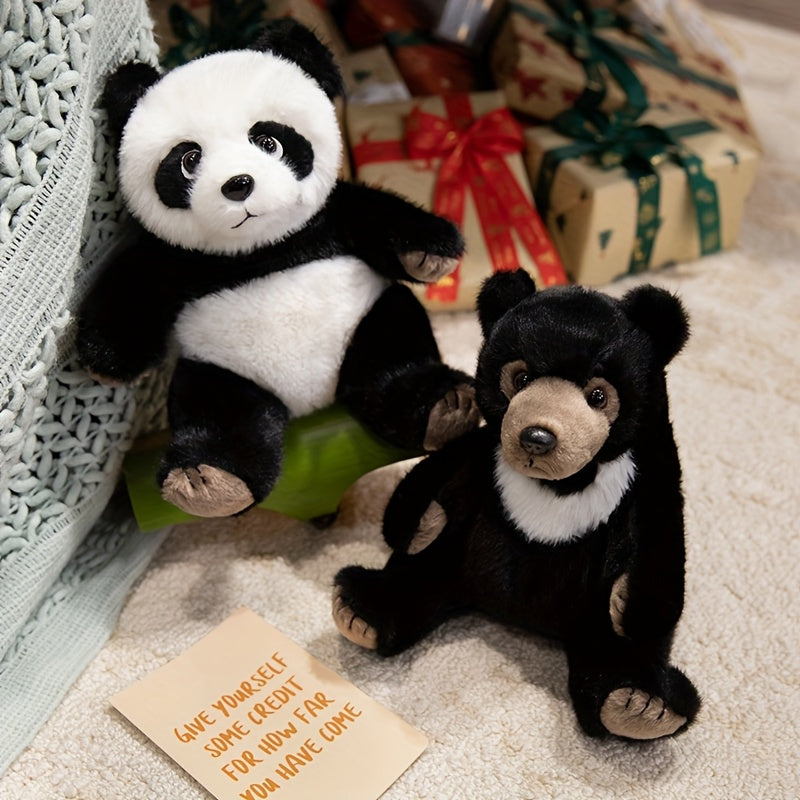 Panda-like Bear Plush Toy Soft Stuffed Animal for Kids Boys Girls