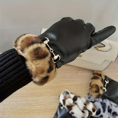 Windproof Cycling Gloves Touch Screen Warm Thickened Gloves