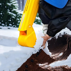 Multifunctional Beach and Snow Toy Yellow Plastic Sand Shovel for Kids