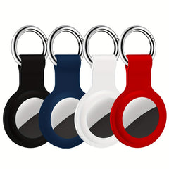 AigTag Car Key Chains for AirTag - 4pcs Silicone Holder Cases