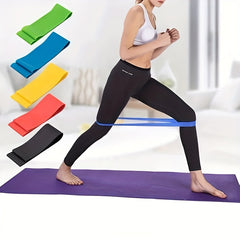 Yoga Resistance Bands Leg Hip Training Elastic Rubber Pilates Stretch Band