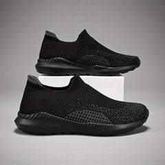 Men's Slip on Sock Sneakers Lightweight Breathable Walking Shoes