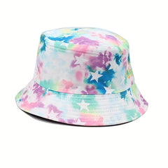 Print Double Sided Fisherman Hat For Men And Women Casual Sun Hat