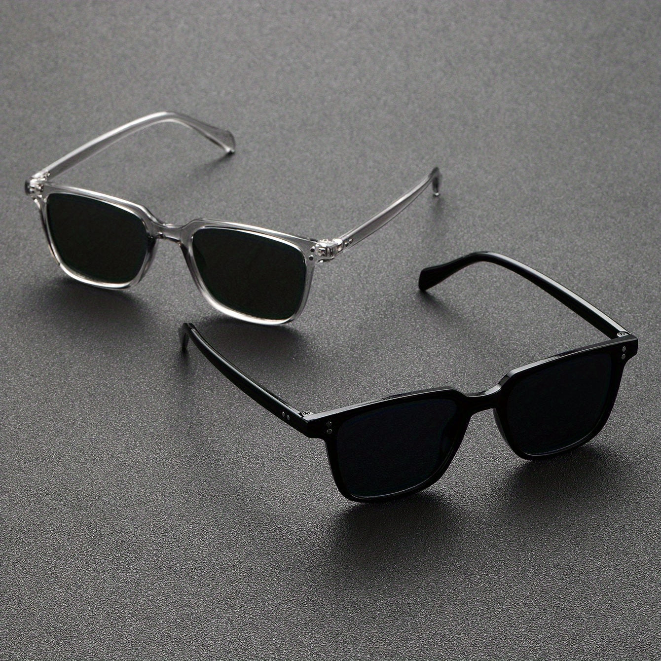 Men's Square Frame Sunglasses Classic Casual Style