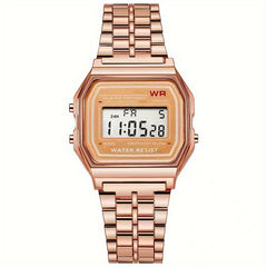 Kids LED Sports Watch with Stainless Steel Strap