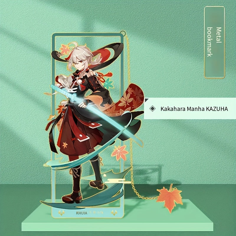 Anime Metal Bookmark Stand 3D Collectible Figurine Novelty