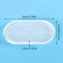 DIY Silicone Oval Tray Mold for DIY