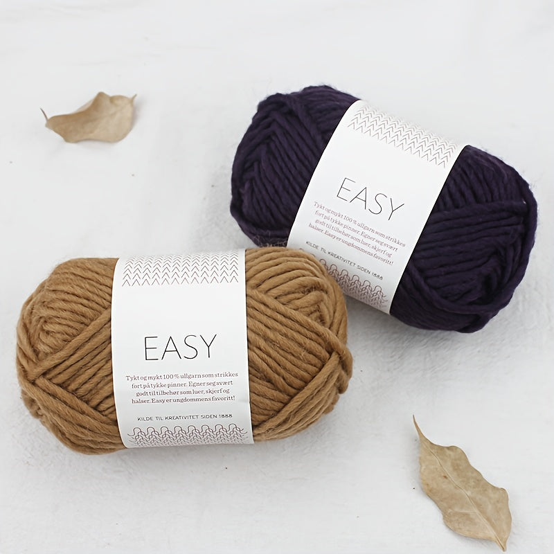 100% Wool Handknitting Yarn 50g for DIY Hat Scarf Sweaters