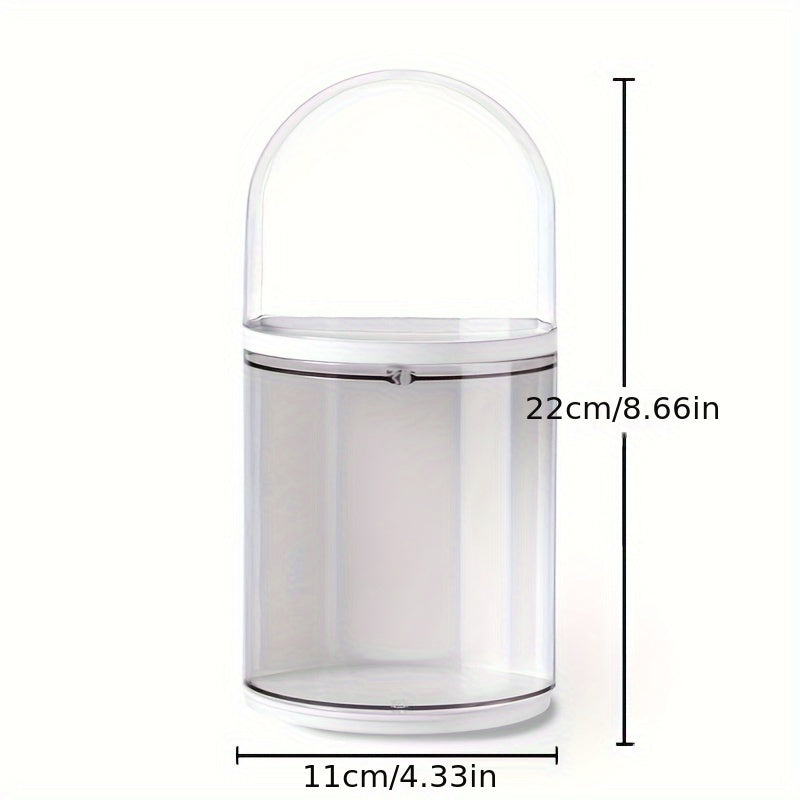 Handheld Storage Display Rack Dustproof Rotating Model Box
