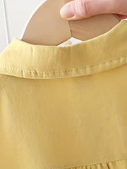 Toddler Baby Casual Shirt Kids Button Down Long Sleeve Top