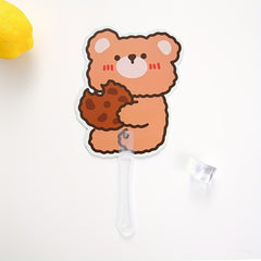 5pcs Cartoon Mini Handheld Fan Portable Beach Fan Children's Gift
