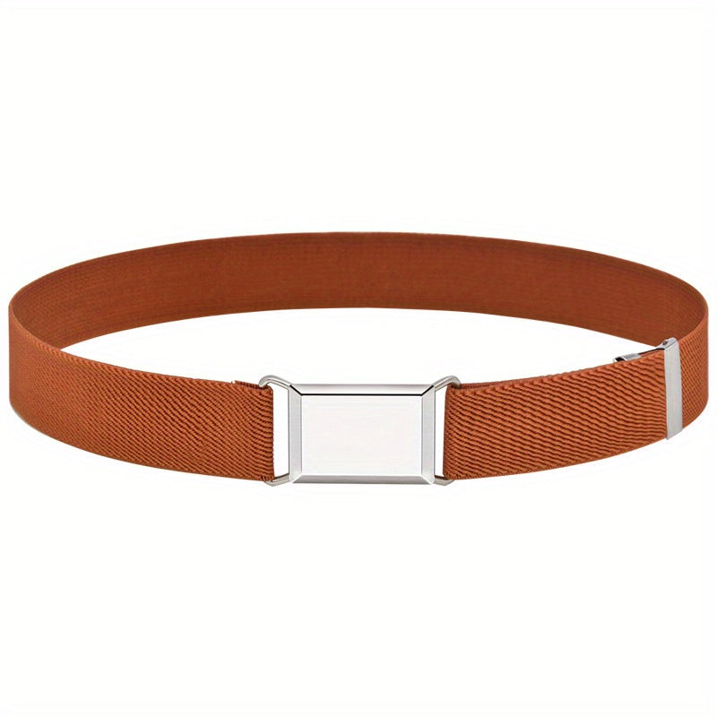 Adjustable Elastic Canvas Belts For Boys Girls Plain Belt Kids Children Daily