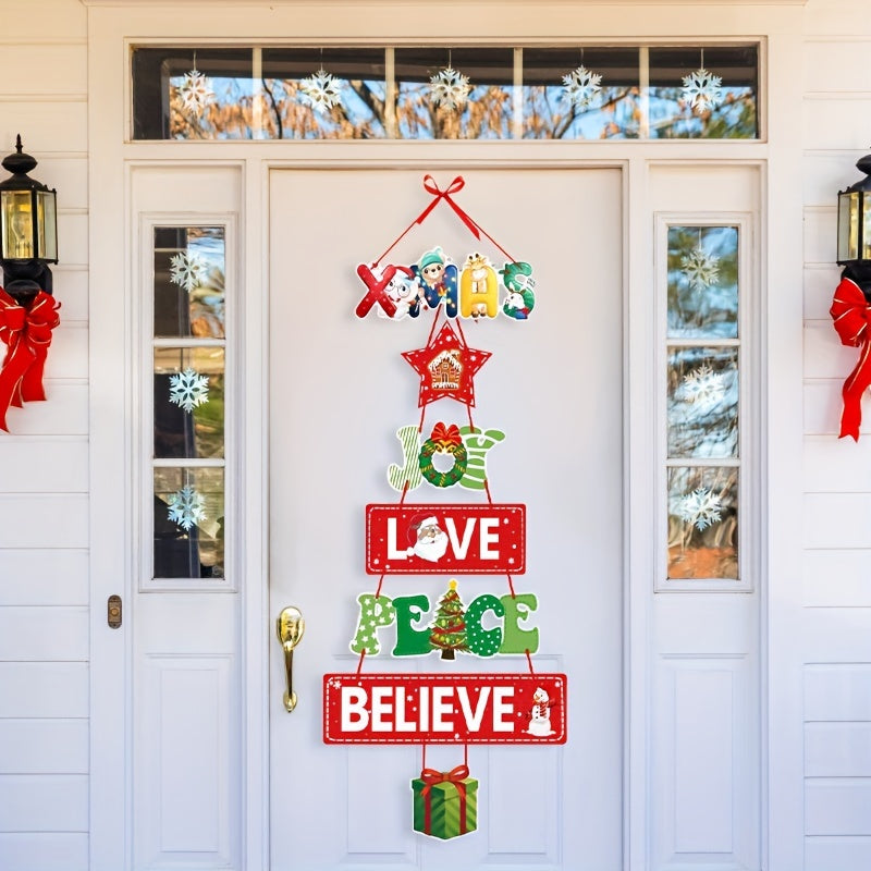 Christmas Tree Door Decoration for Party