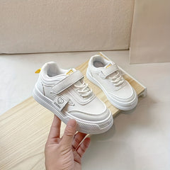 Kid's Solid Skate Shoes Non Slip Casual Soft Sole Sneakers