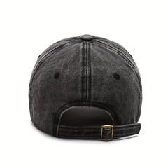 Washed Solid Baseball Cap Visor Sports Cap
