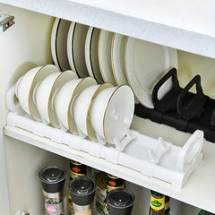 Adjustable Pot Lid Rack Drainer Kitchen Organizer Household