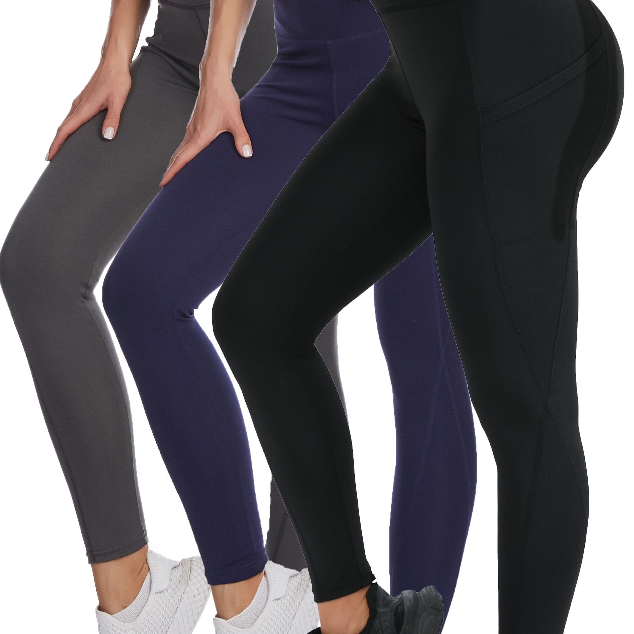 3pcs High Waist Yoga Pants Hip Lifting Fitness Leggings Women's Activewear