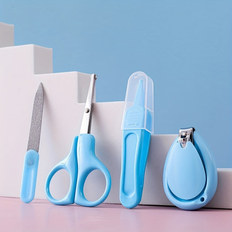4pcs Anti Pinching Nail Clippers Set for Baby Nails
