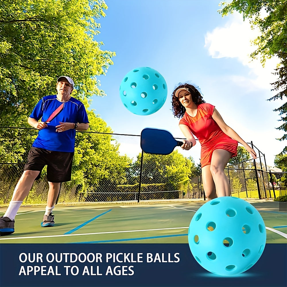 40 Hole Pickleballs for Outdoor Indoor Play USAPA Regulations 4-Pack