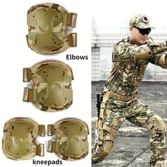 Gel Cushioned Knee & Elbow Pads for Sports
