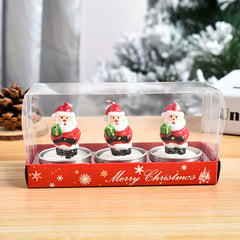 Christmas Candles Paraffin Painted Confession Props