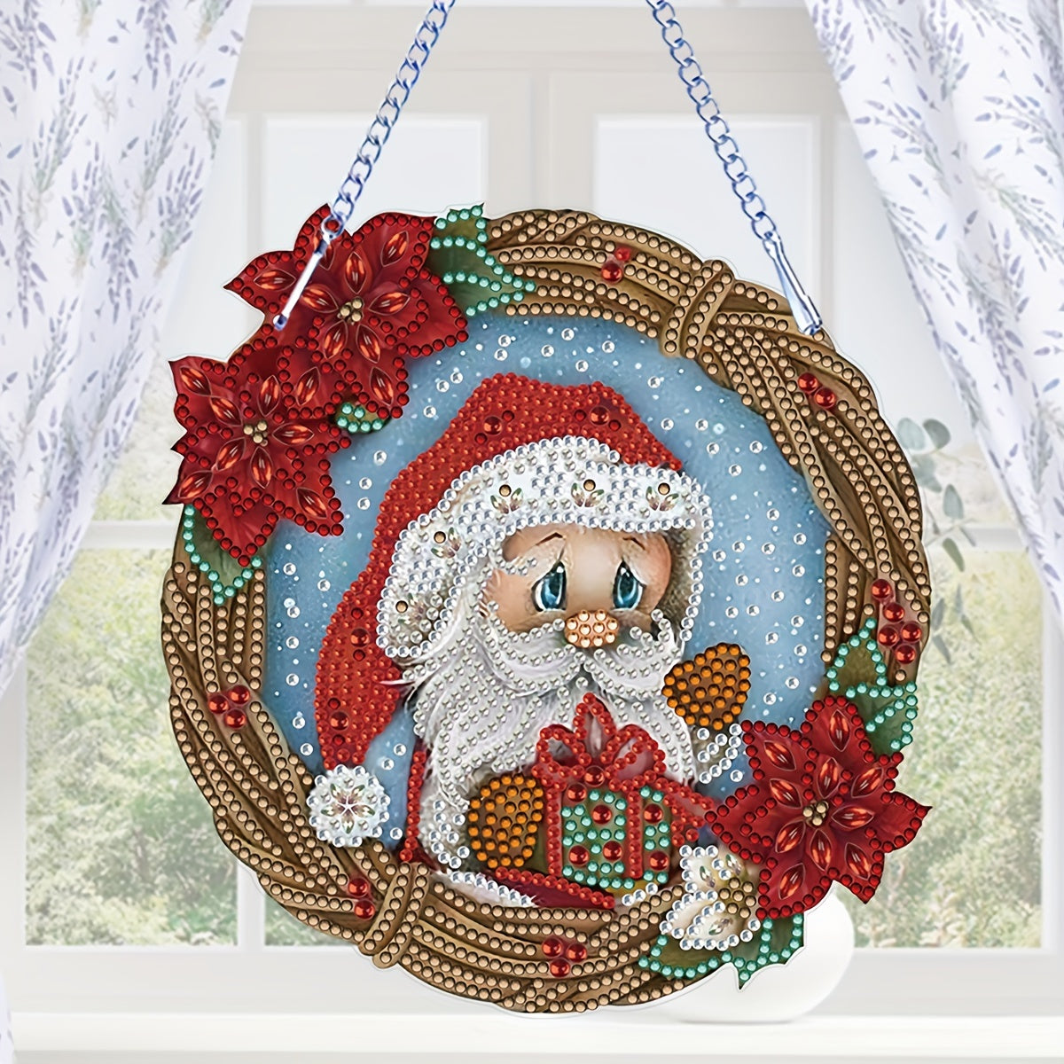 Santa Claus Special Shape Diamond Painting Kit Beginner DIY 5D