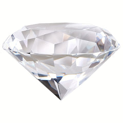 Crystal Faceted Diamond Paperweight Wedding Favor Decor