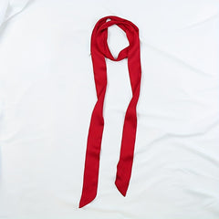 Long Ribbon Scarf Classic Skinny Chiffon Neckerchief Twilly Scarf For Women