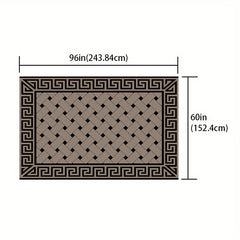 Waterproof Outdoor Rug Stain & UV Resistant Floor Mat for Patio Porch RV Pool