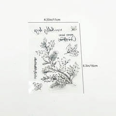 Christmas Stamp Painting Tool DIY Scrapbook Decoration Silicone