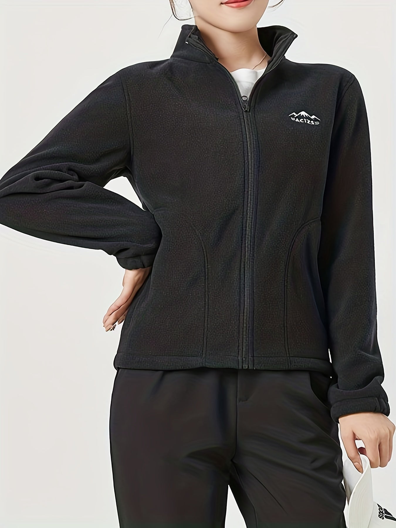 Girls Polar Fleece Double Sided Long Sleeve Jacket for Winter