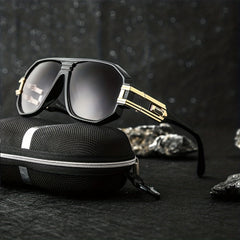 Men's Steampunk Style Sunglasses Vintage Metal Glasses