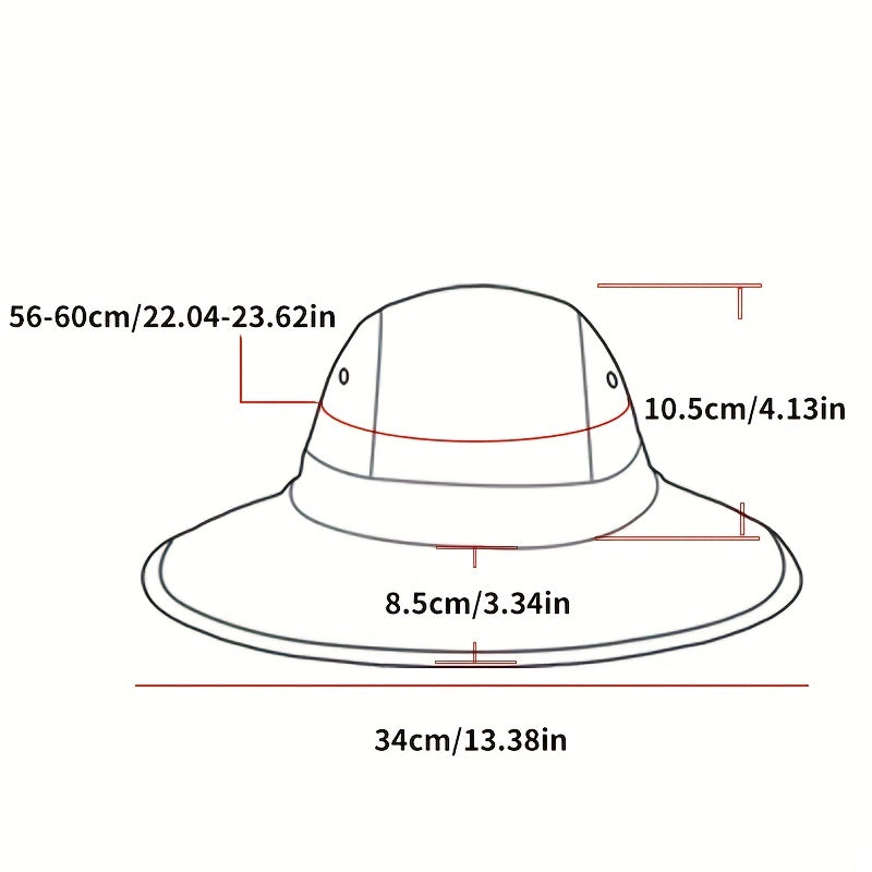 Wide Brim Waterproof Fisherman Hat Sunshade Outdoor Summer Hat