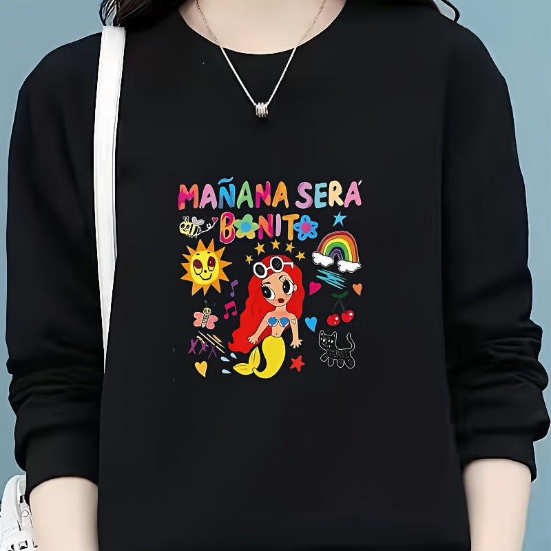 Mermaid Iron On Heat Transfer Decal for T Shirts Hoodies Backpacks