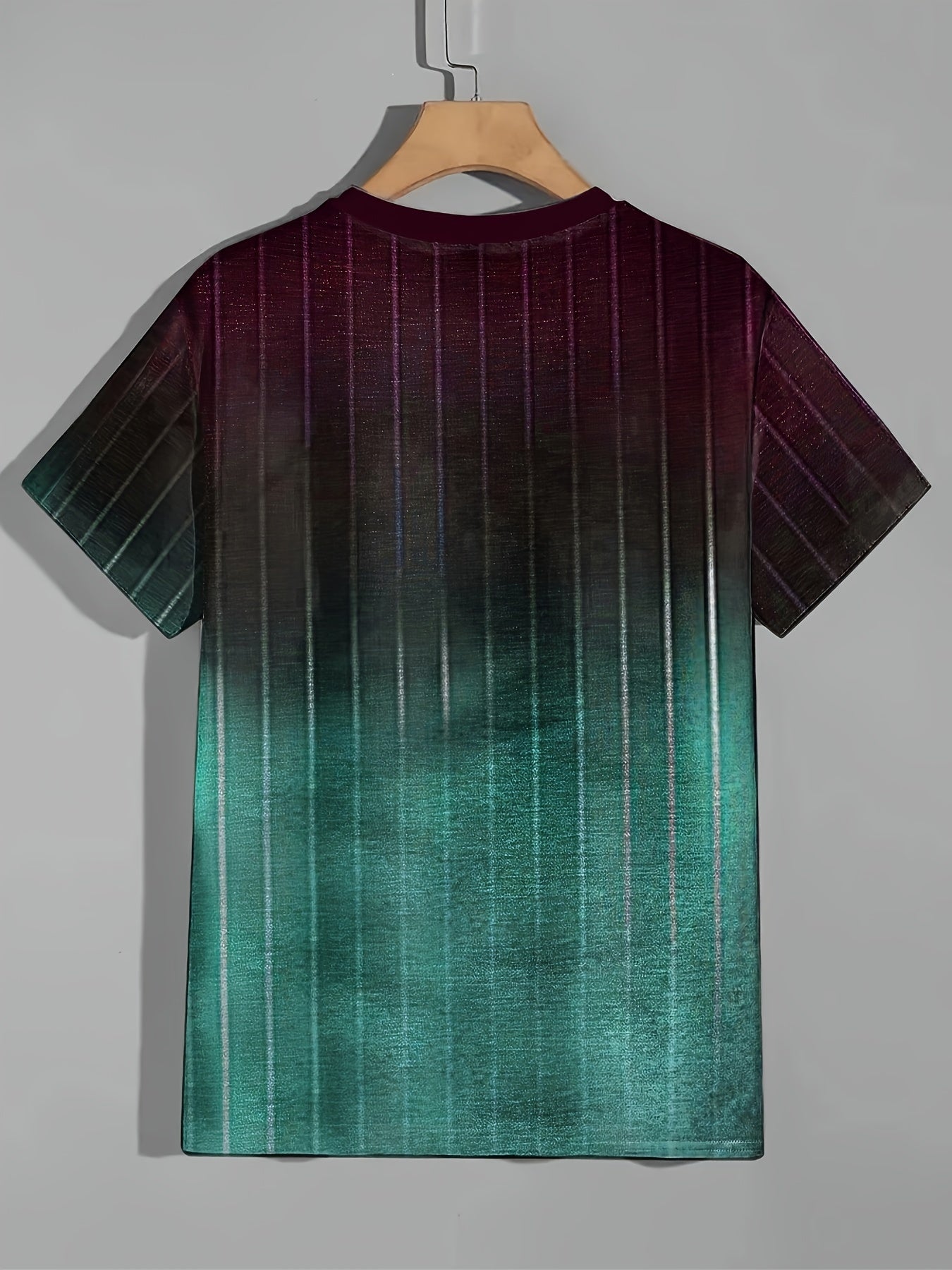 Vintage Style Striped T-shirt Men's Casual Street Style Tee Shirt