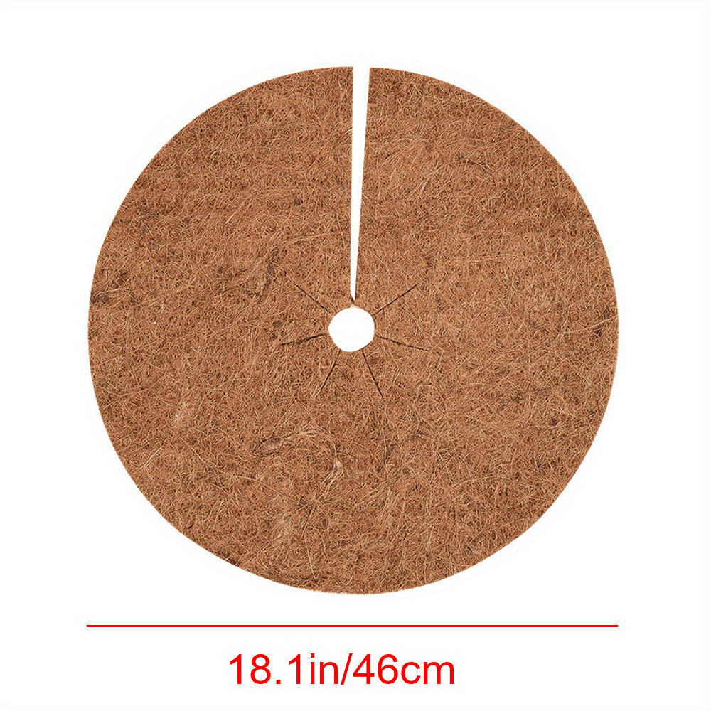 5pcs Coconut Shell Fiber Mulch Mat Anti-grass Flowerpot Mat