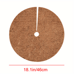 5pcs Coconut Shell Fiber Mulch Mat Anti-grass Flowerpot Mat