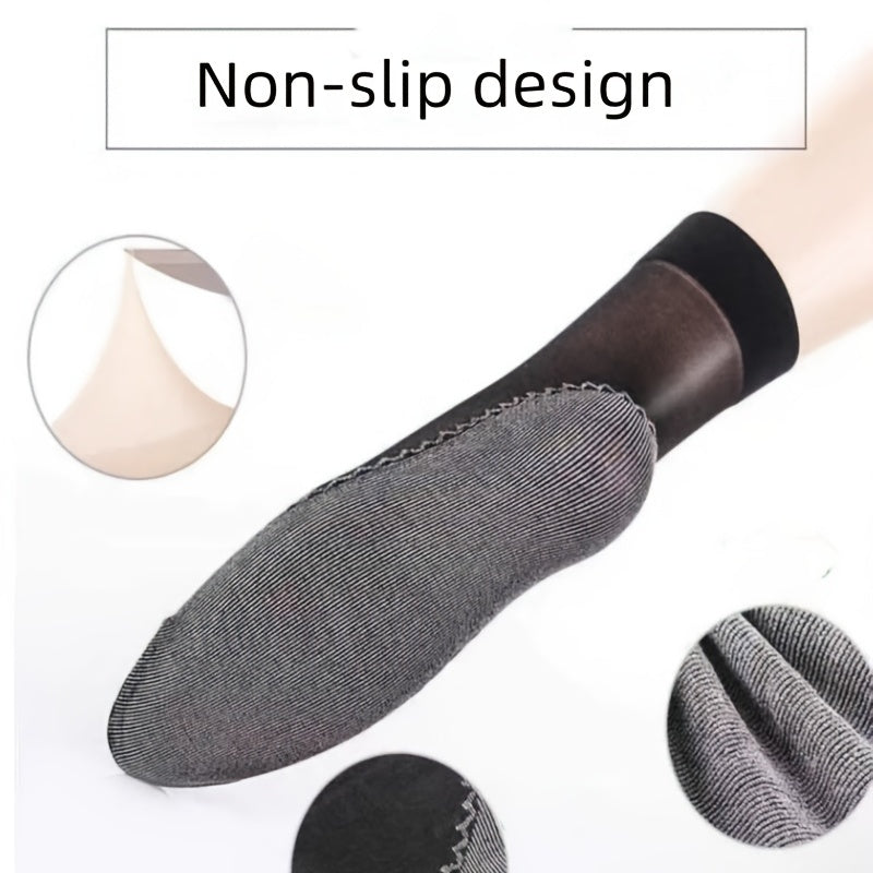 10 Pairs Thin Anti-snag Non-Slip Short Socks Women's Stockings
