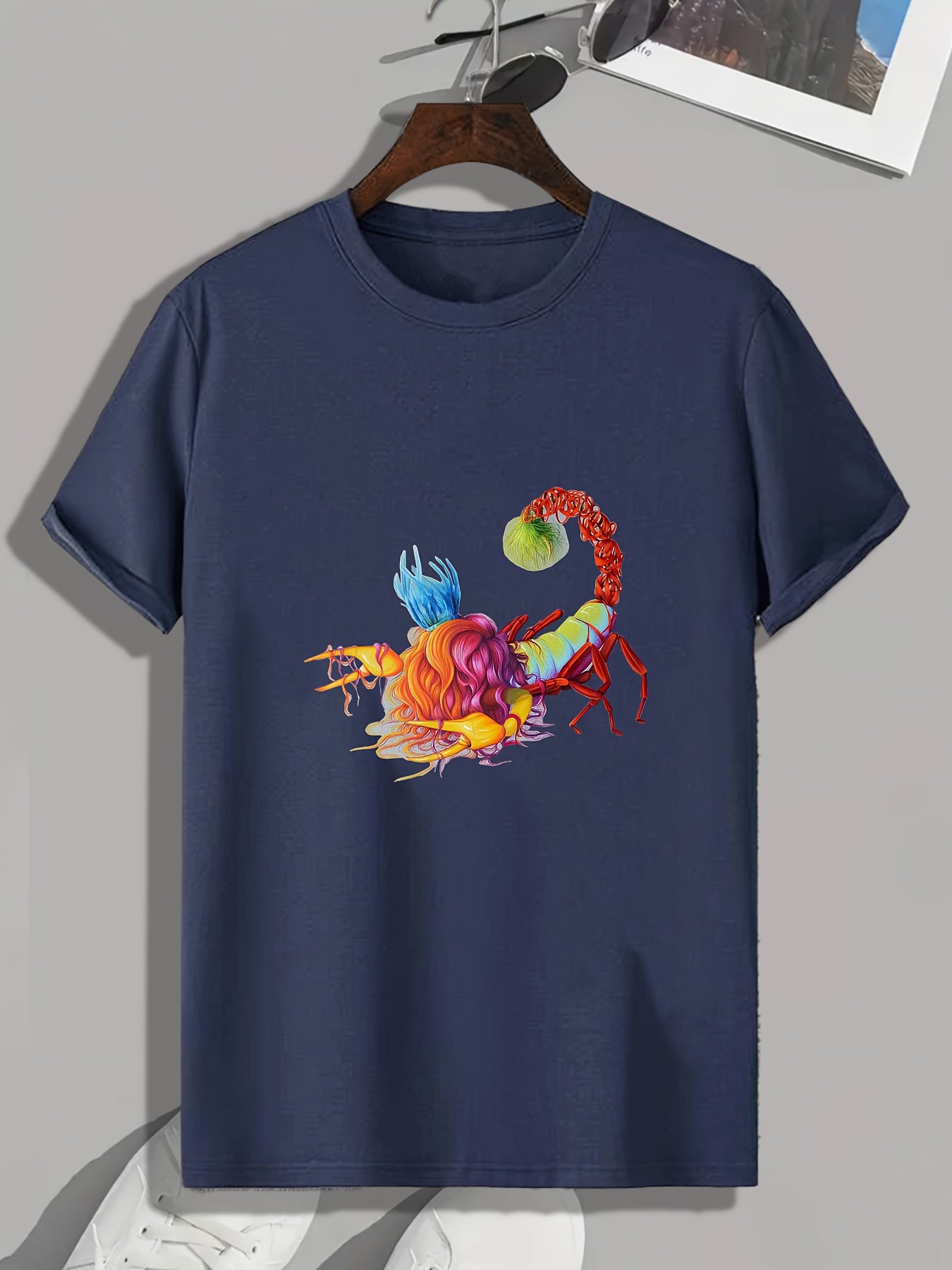 Lobster Print Men's Graphic Tee for Summer