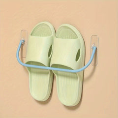 Foldable Bathroom Slippers Rack Wall Hanging Shoe Storage Rack