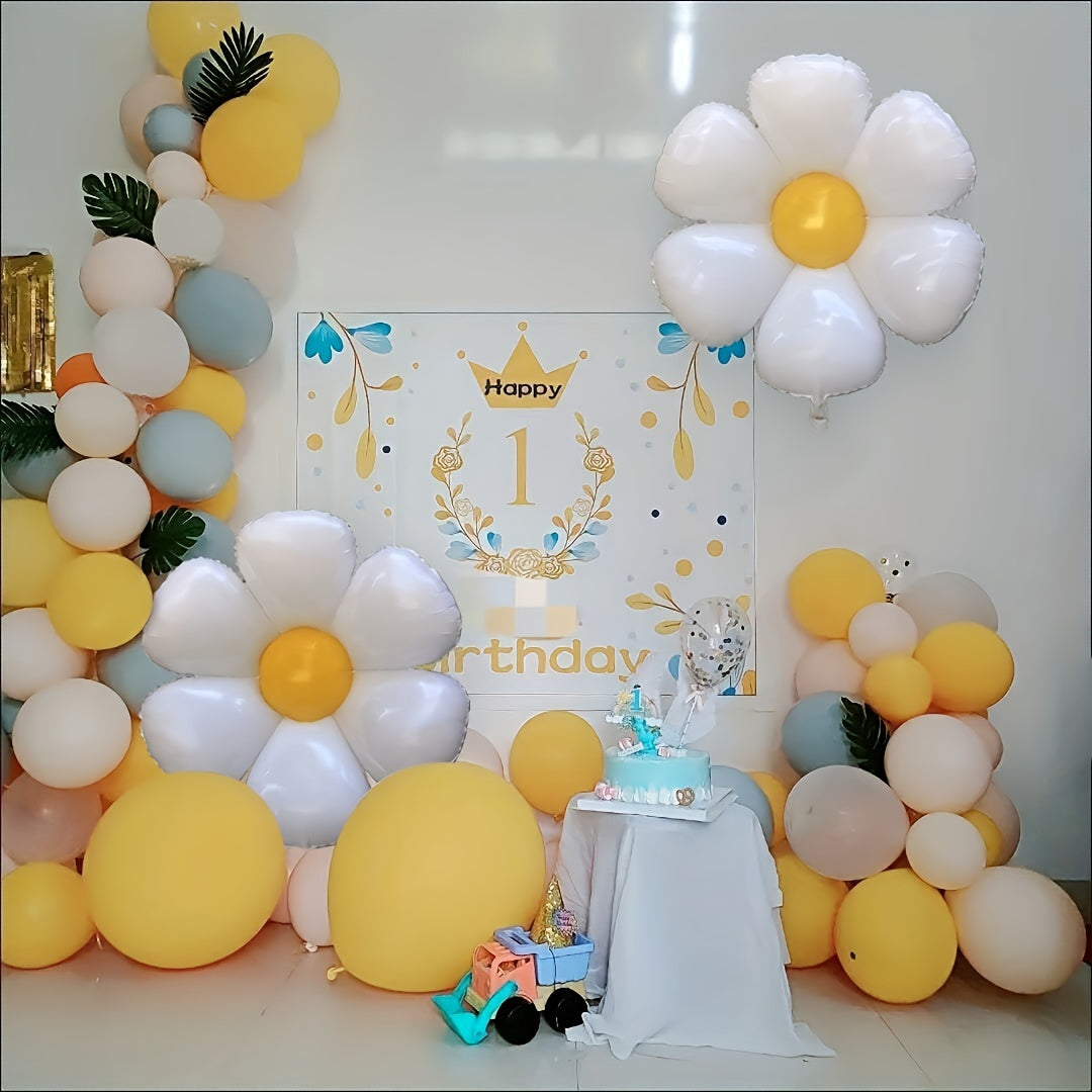 5pcs Daisy Sunflower Balloons Party Wedding Decoration