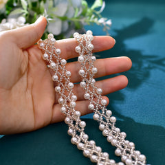 Boho Beaded Bridal Sash Wedding Dress Waist Accessory for Women