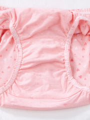 Girls Cartoon Sheep Flowers Heart Shortie Brief Set