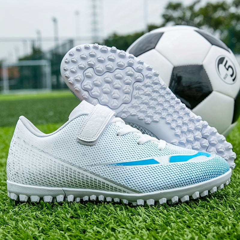 Adult Turf Football Boots Hook And Loop Anti skid TF Soccer Cleats