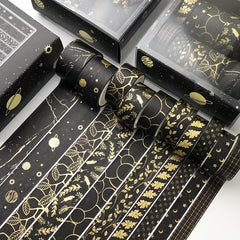 10pcs Bronzing Hand Account Tape Set 3 Meters