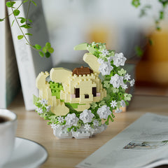 400 pcs DIY Particle Building Blocks Moon Flower Mini Animal Series
